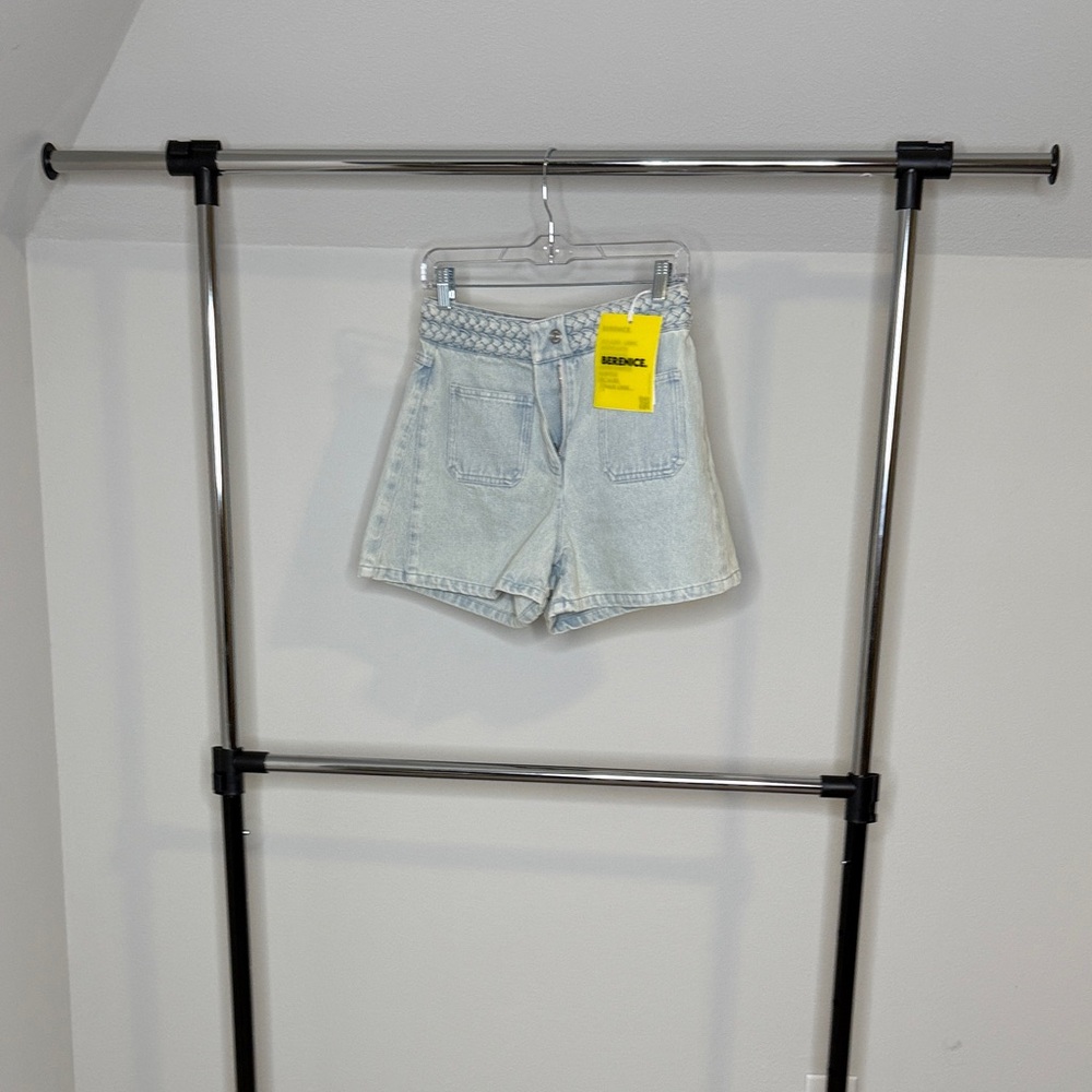 Stylish Light Blue Denim Shorts